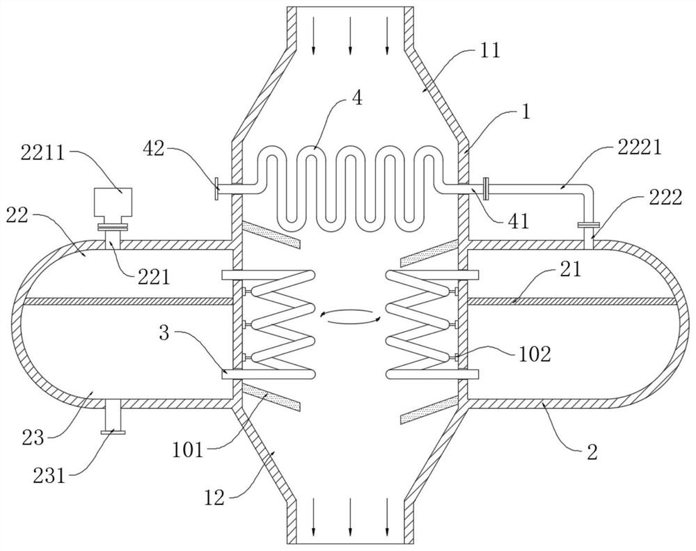 Integrated two-stage heating efficient energy-saving heat pipe steam generator