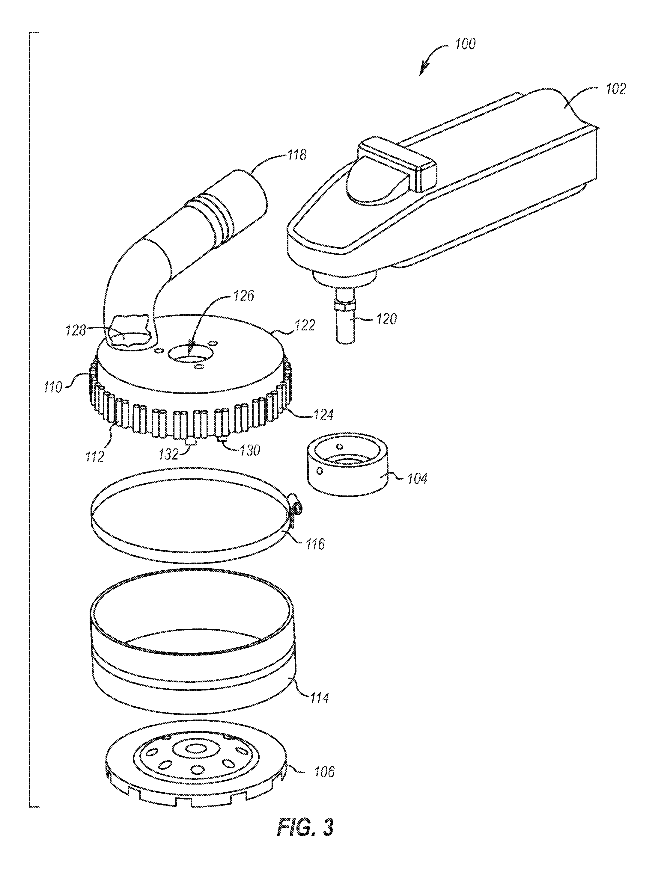 System and method for capturing dust created by rotary tool attachments