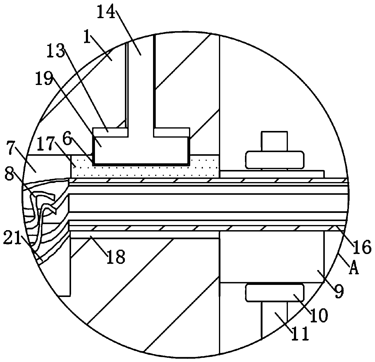 Large-scale cable high-altitude rapid gathering and splicing device