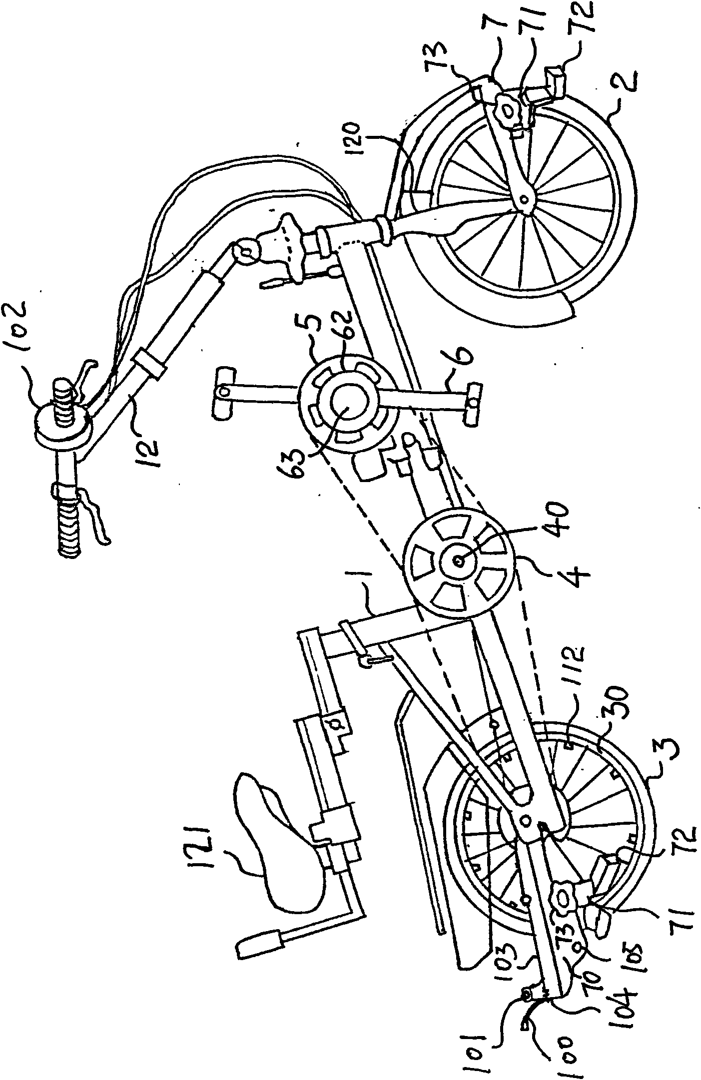 Amphibious bicycle