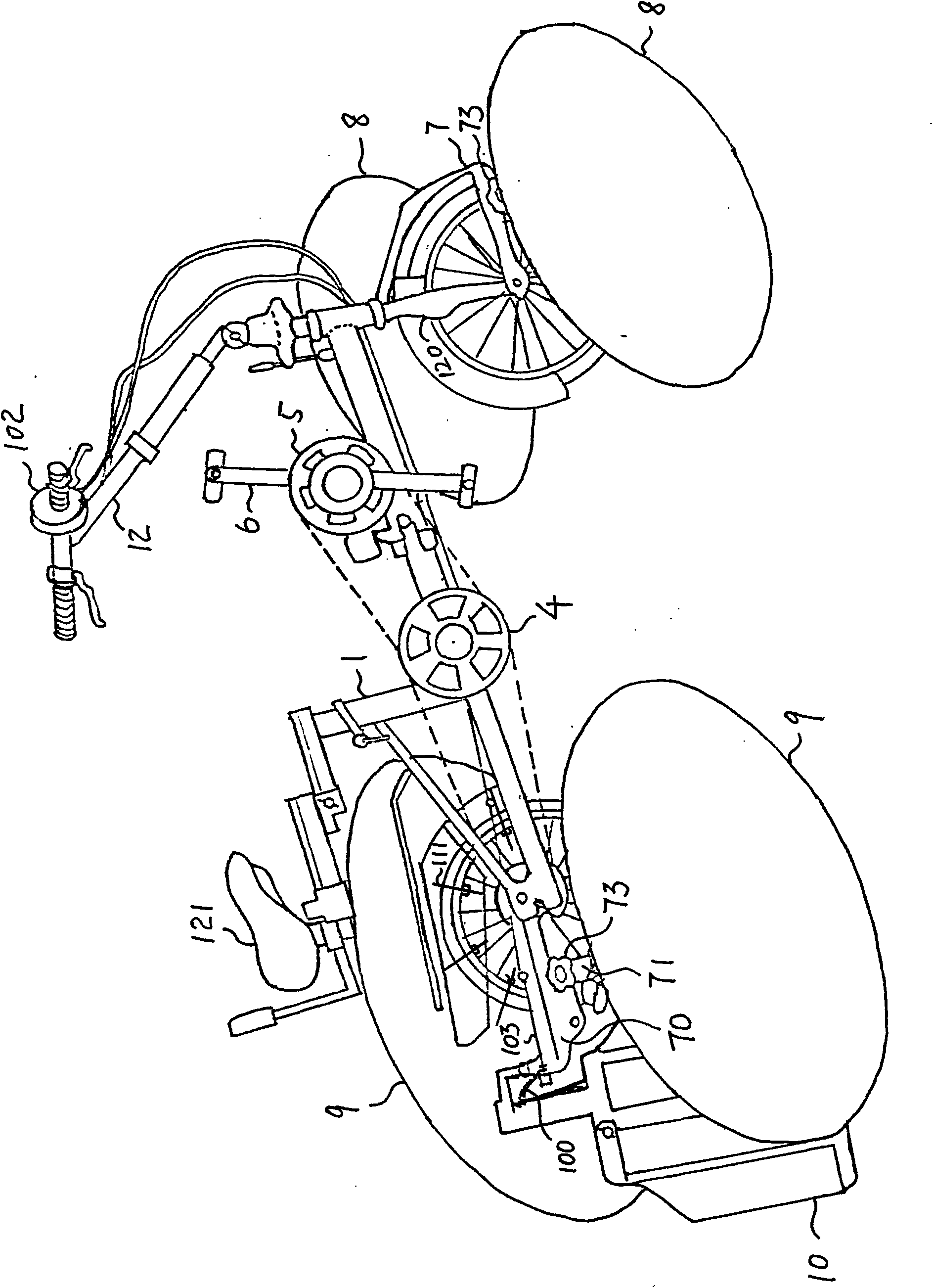 Amphibious bicycle