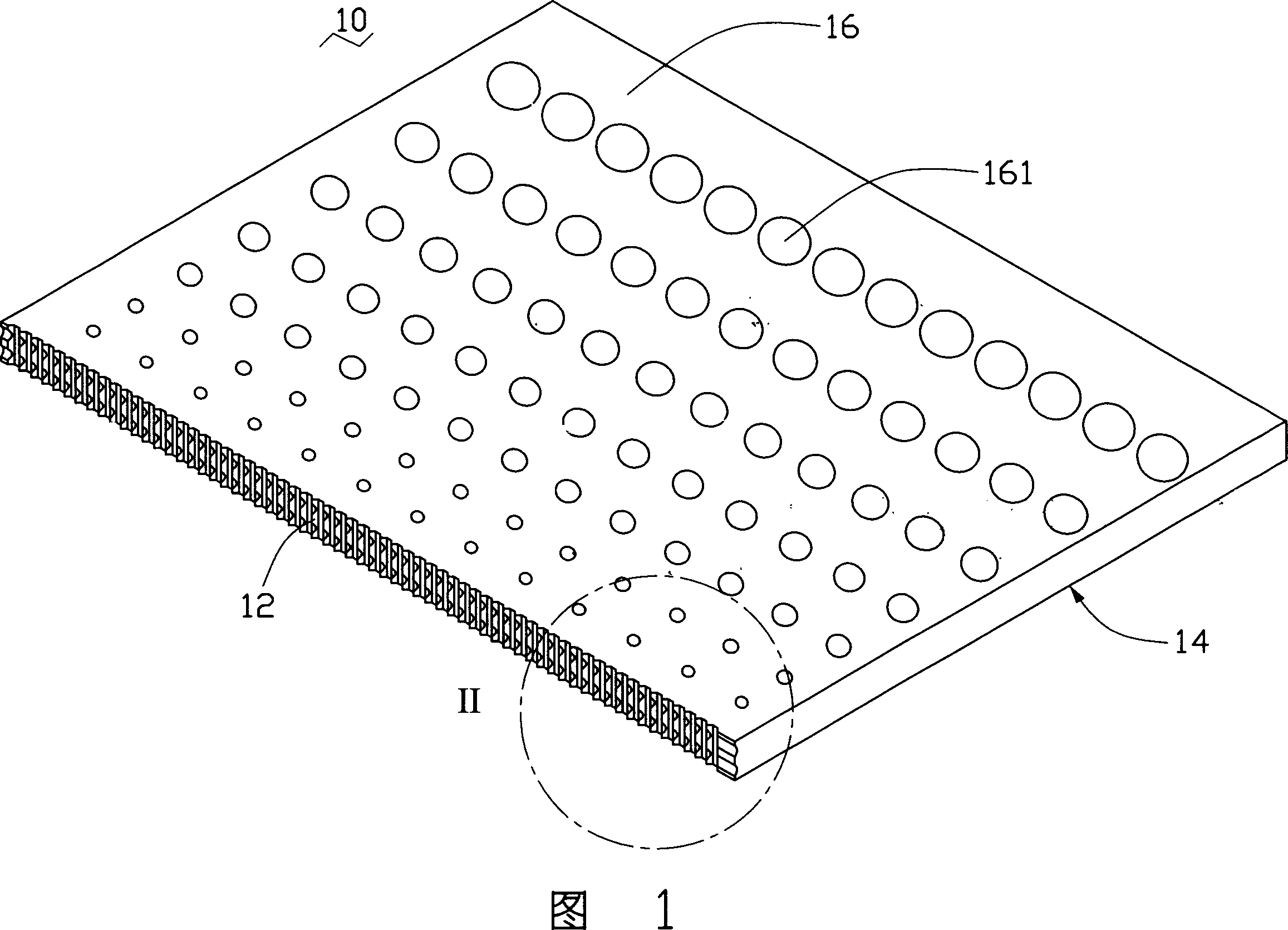 Light guidance plate