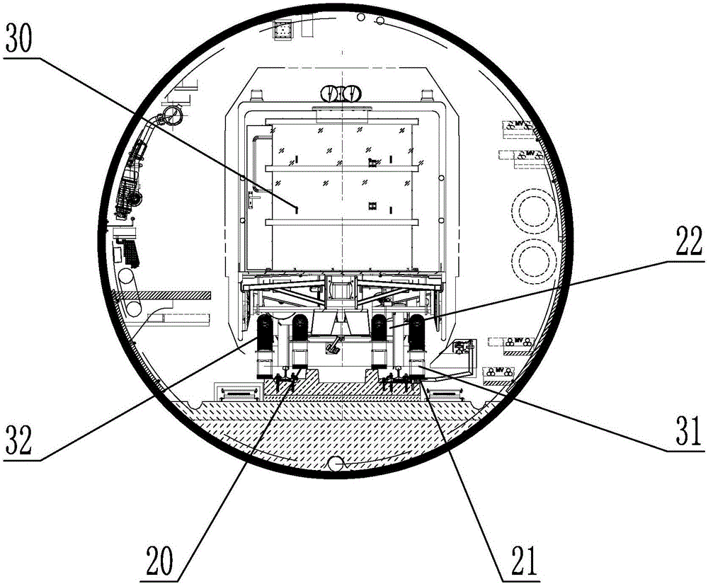 Cleaning device special for subway rails