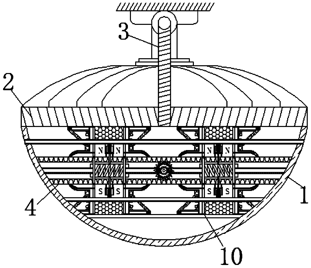 Ventilation detection equipment for underground dwelling houses