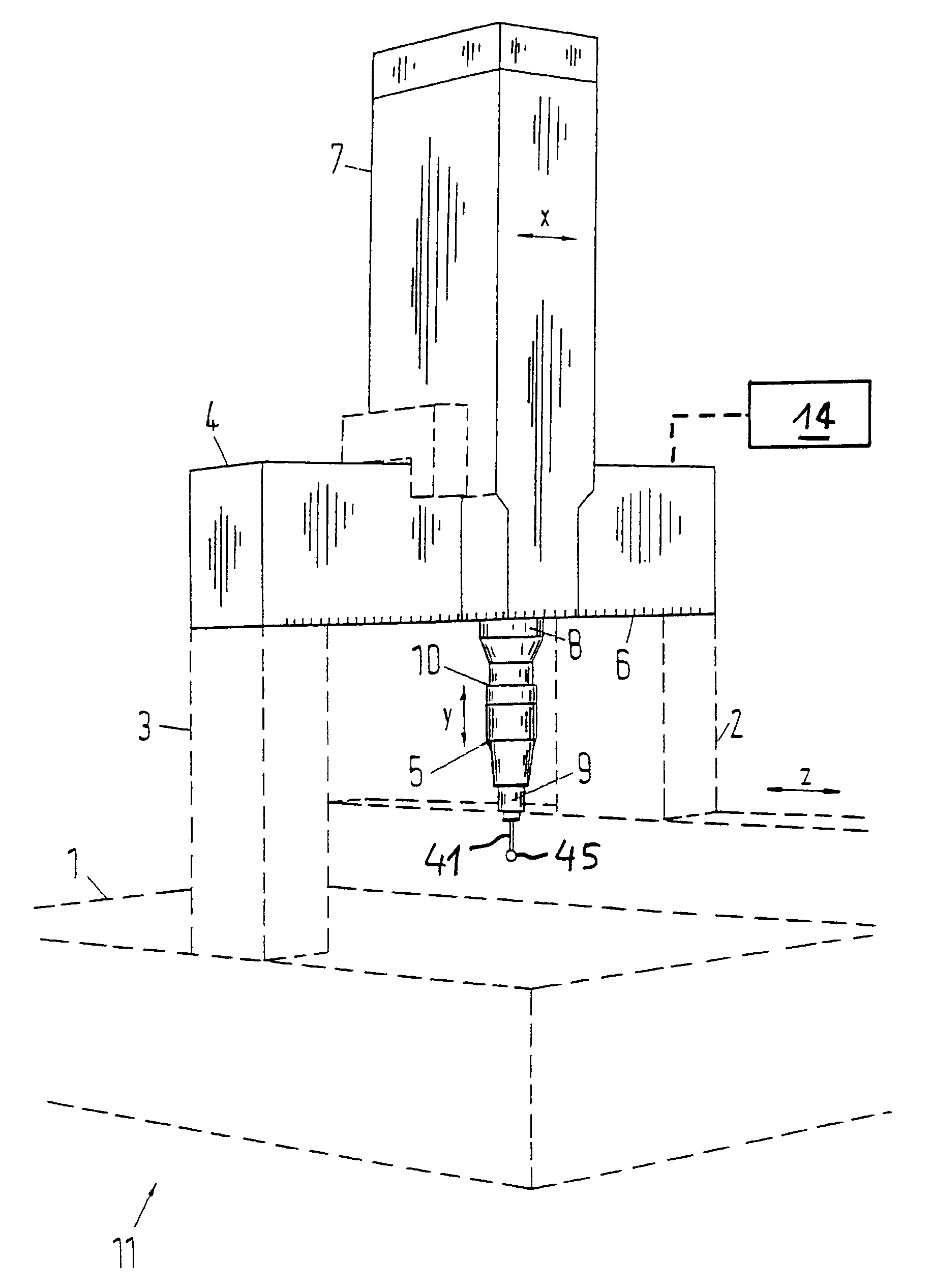 Operation of a coordinate measuring machine