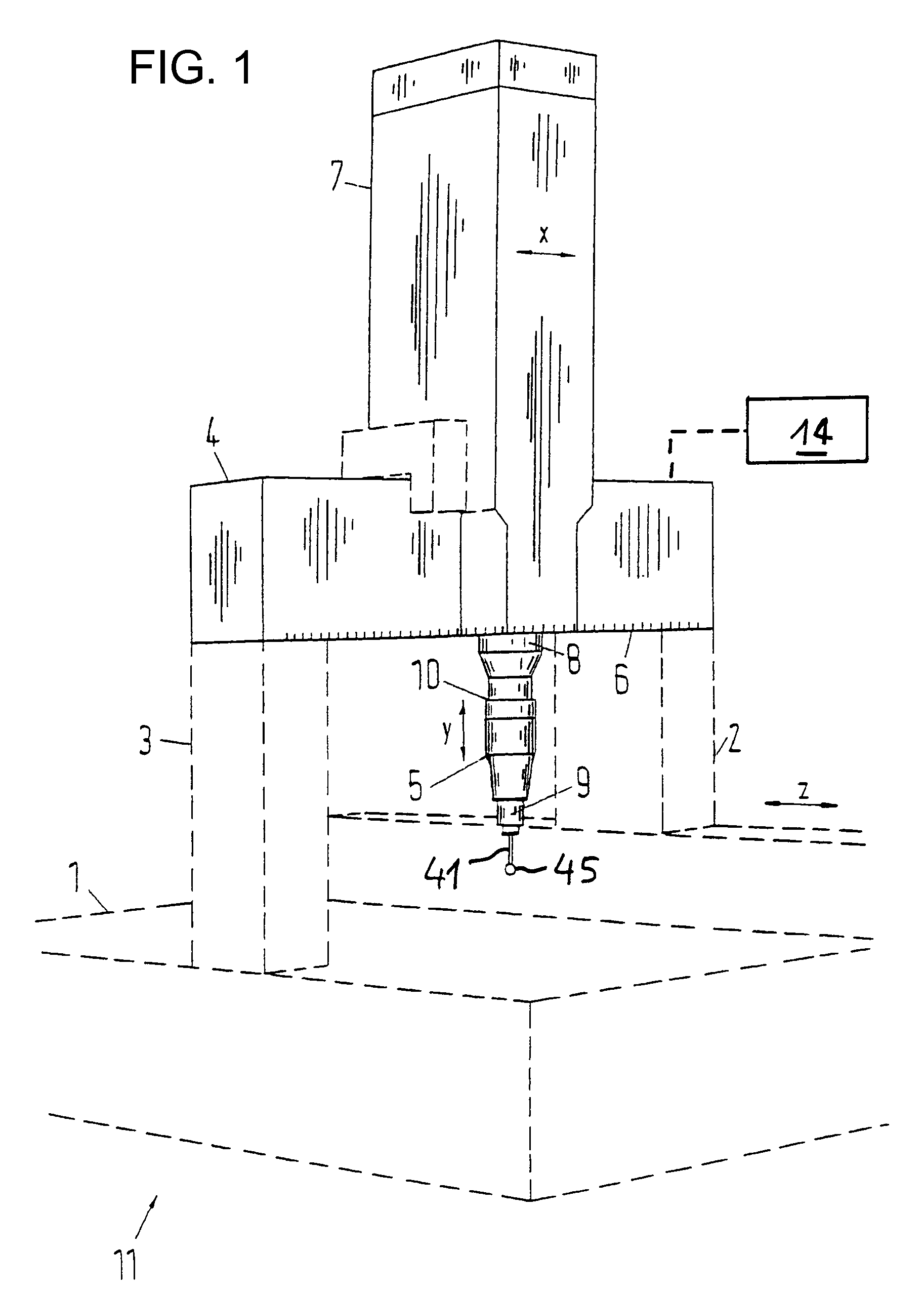 Operation of a coordinate measuring machine