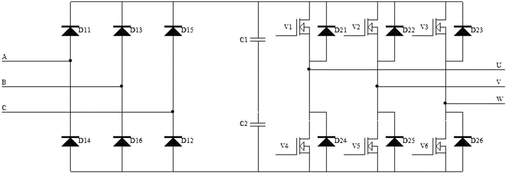 Waveform continuous transformation method for reducing switching frequency