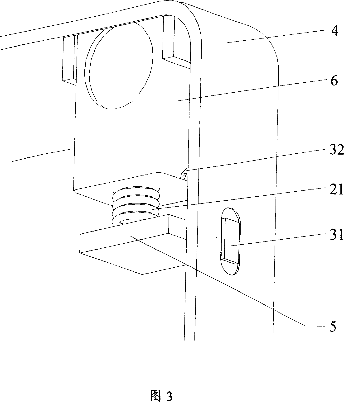 Automatic spring camera head