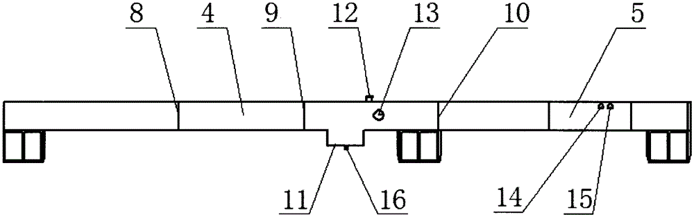 A crane frame