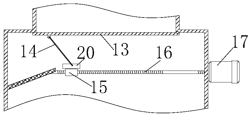 A corn crushing device for agricultural production