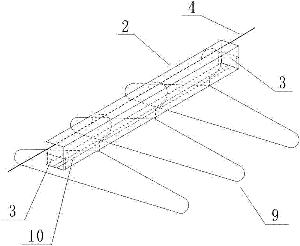 Simple household clothes drying device