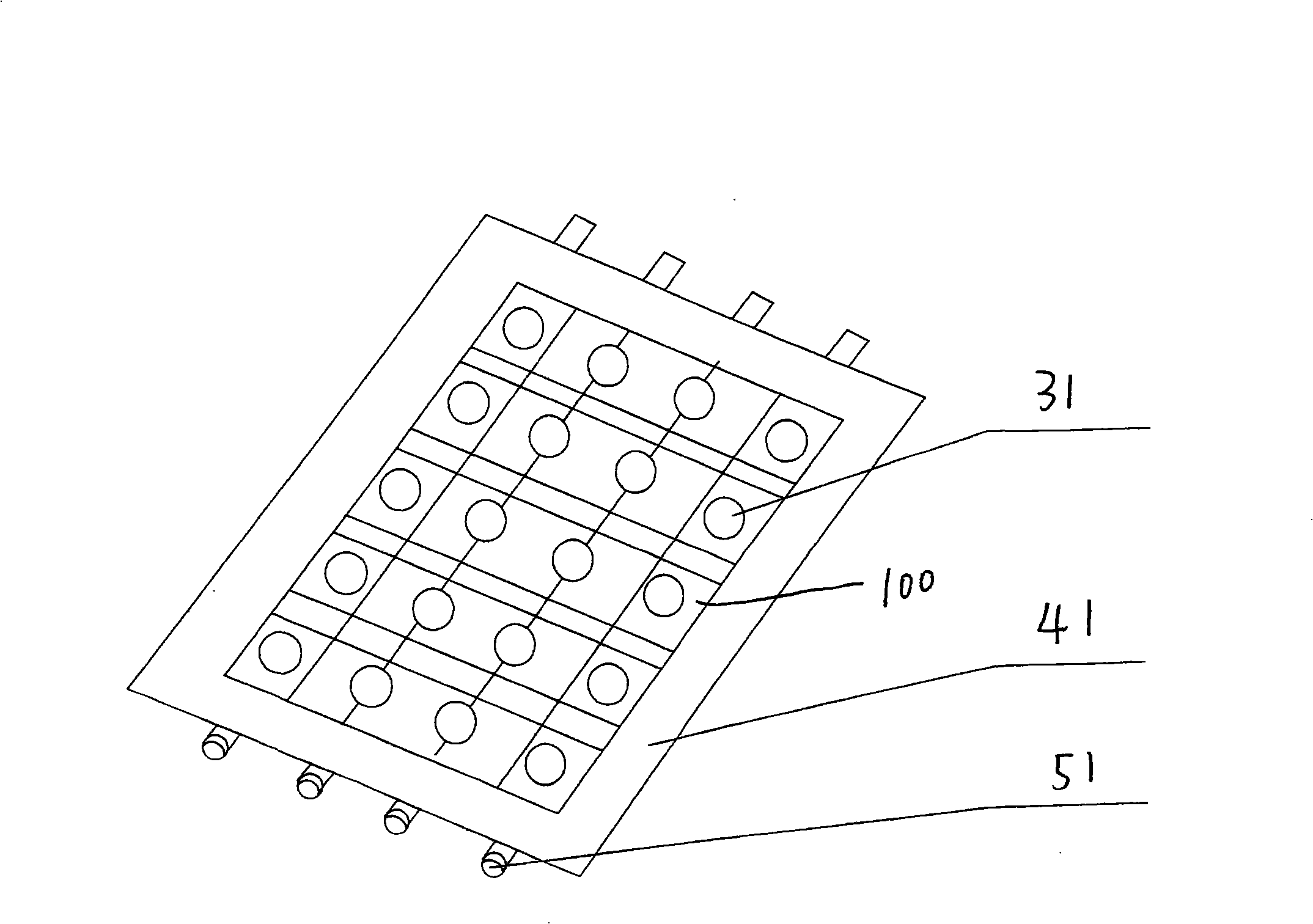 Light-gathering solar thermal electric combined supply device