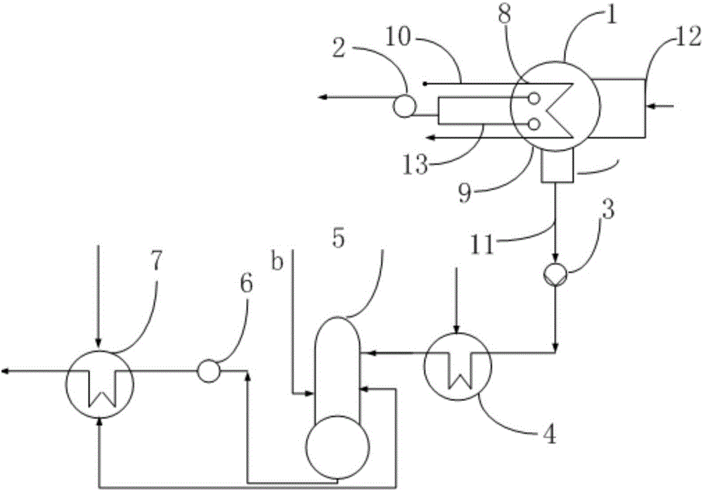 Lateral exhaust eccentric steam condensation system and method