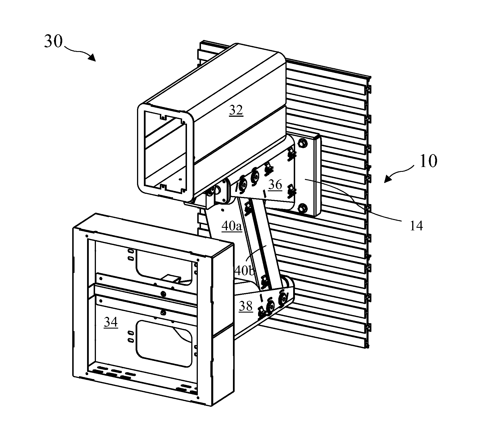 Touch Entry Display Mount