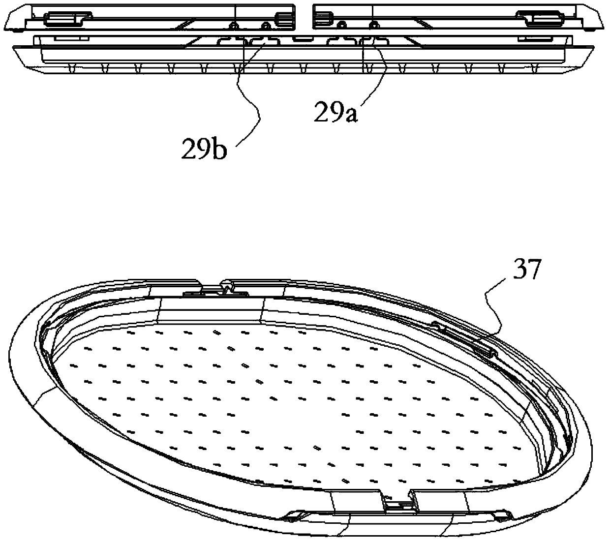 Shower device fast to mount and dismount