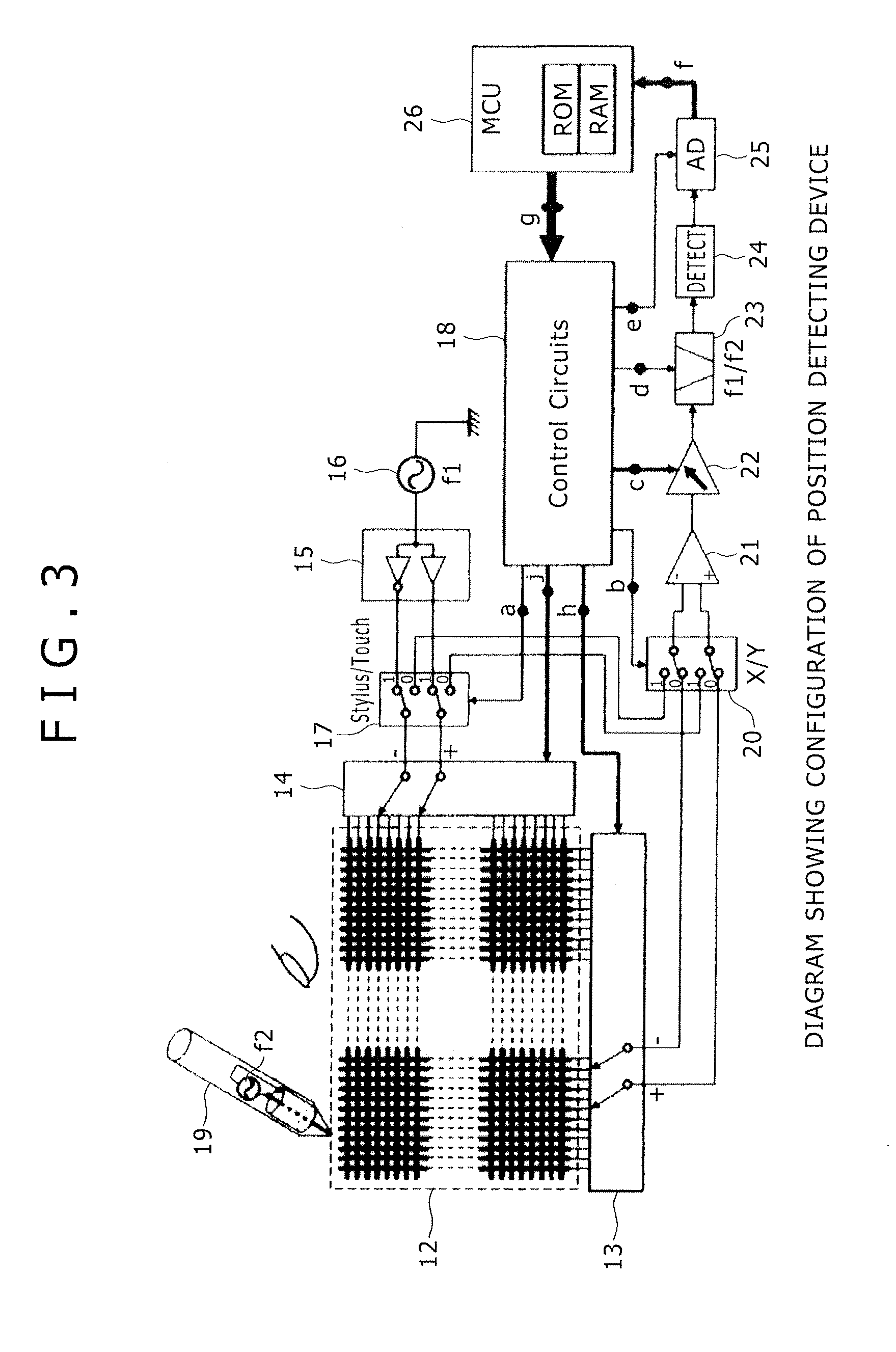 Position detecting device