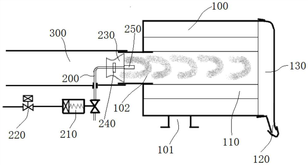 Air filter blowback self-cleaning device for air compressor