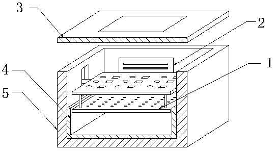 Medical apparatus box for operation