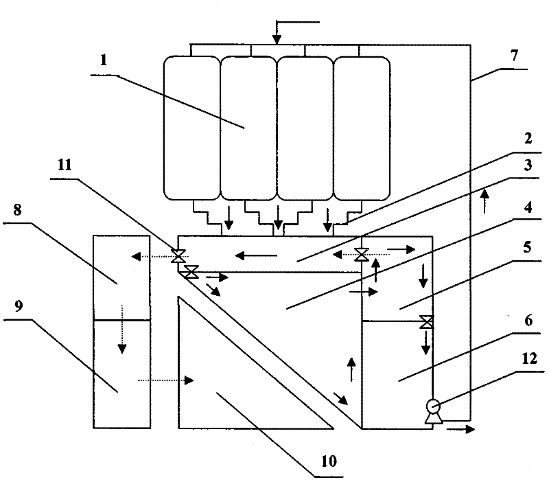 Industrial mariculture efflux water recycling and utilization system based on constructed wetlands, and method thereof