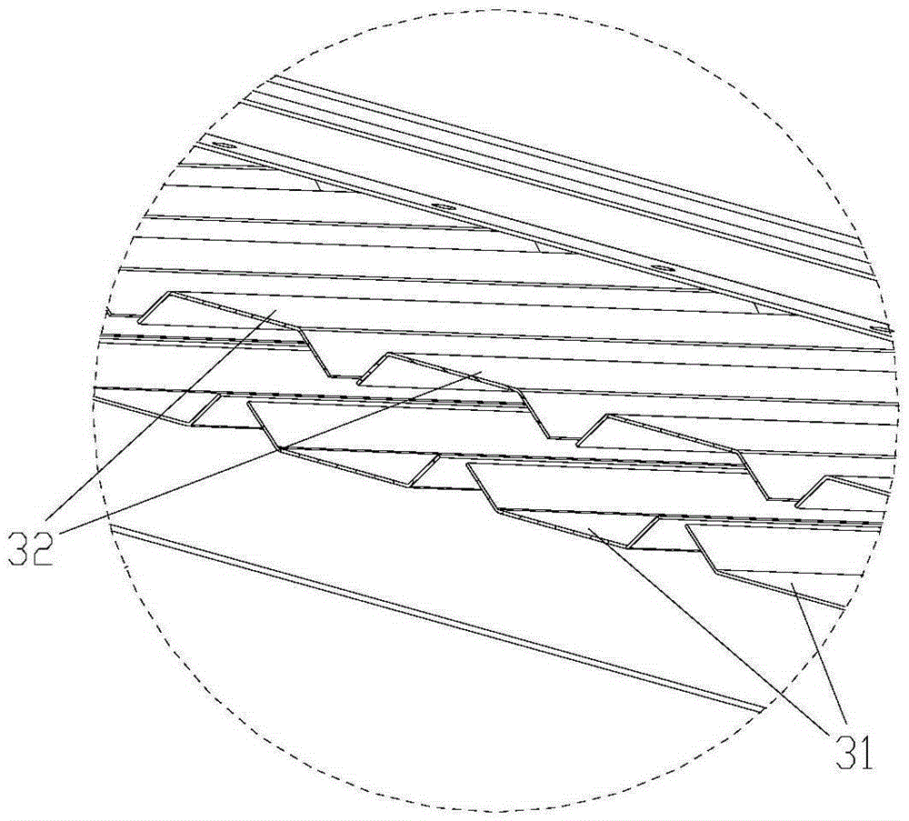 Multi-stage filtering device used for removing oil fume