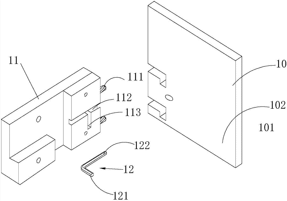 Bayonet connection structure and bed