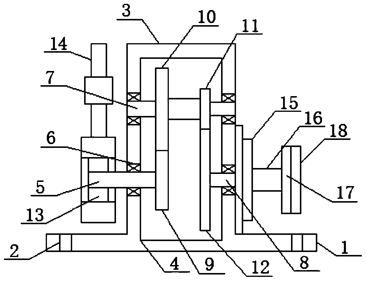 Unidirectional rotating type rotating strength force-reduction device