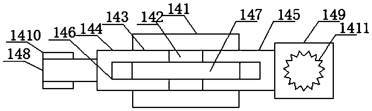 Unidirectional rotating type rotating strength force-reduction device