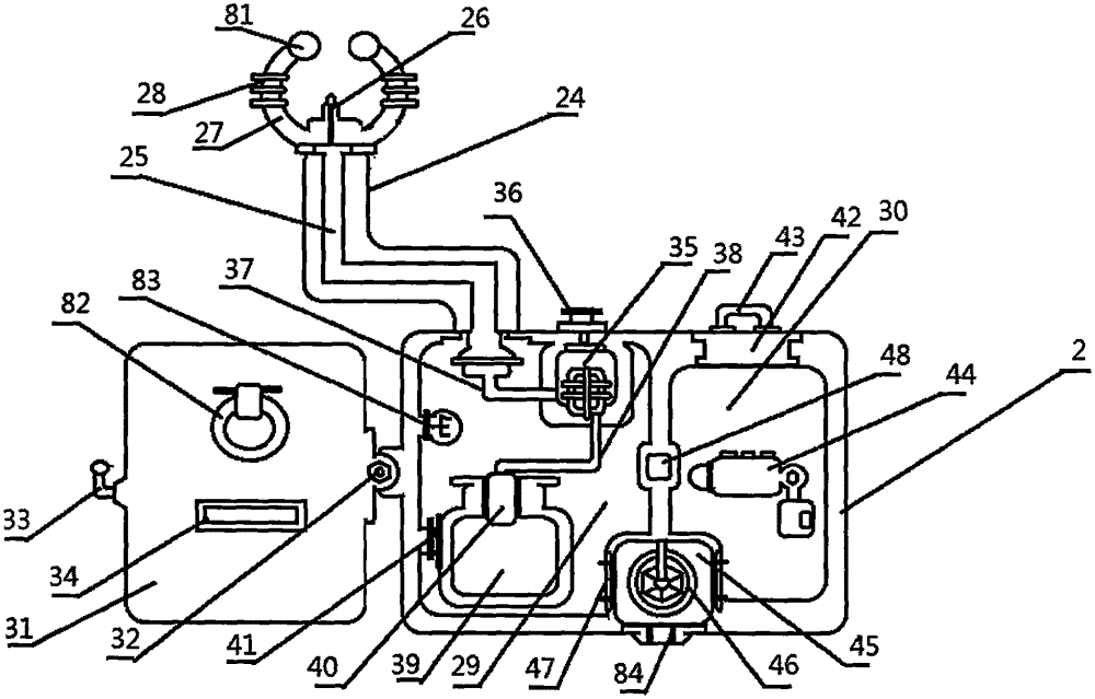 Membrane rupture and amniotic fluid drainage combined device for obstetrical department