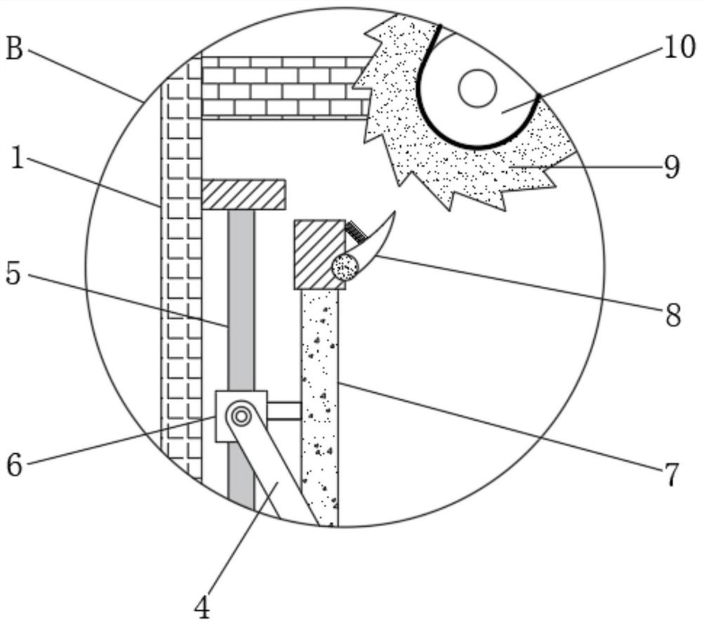 Optical fiber stripping device related to new generation of information technology