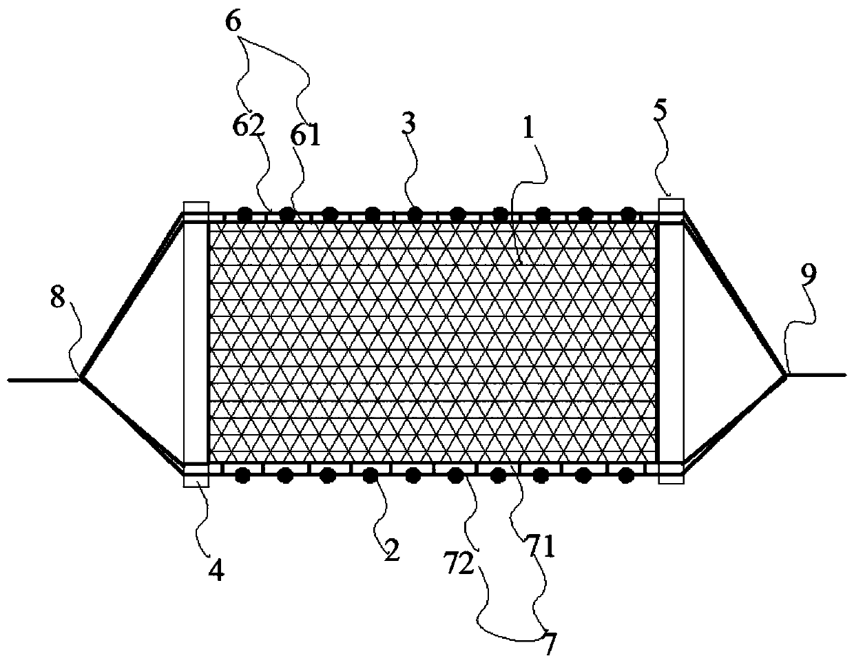 Net tool used for fishing fish in medium and small rivers and operation methods of net tool