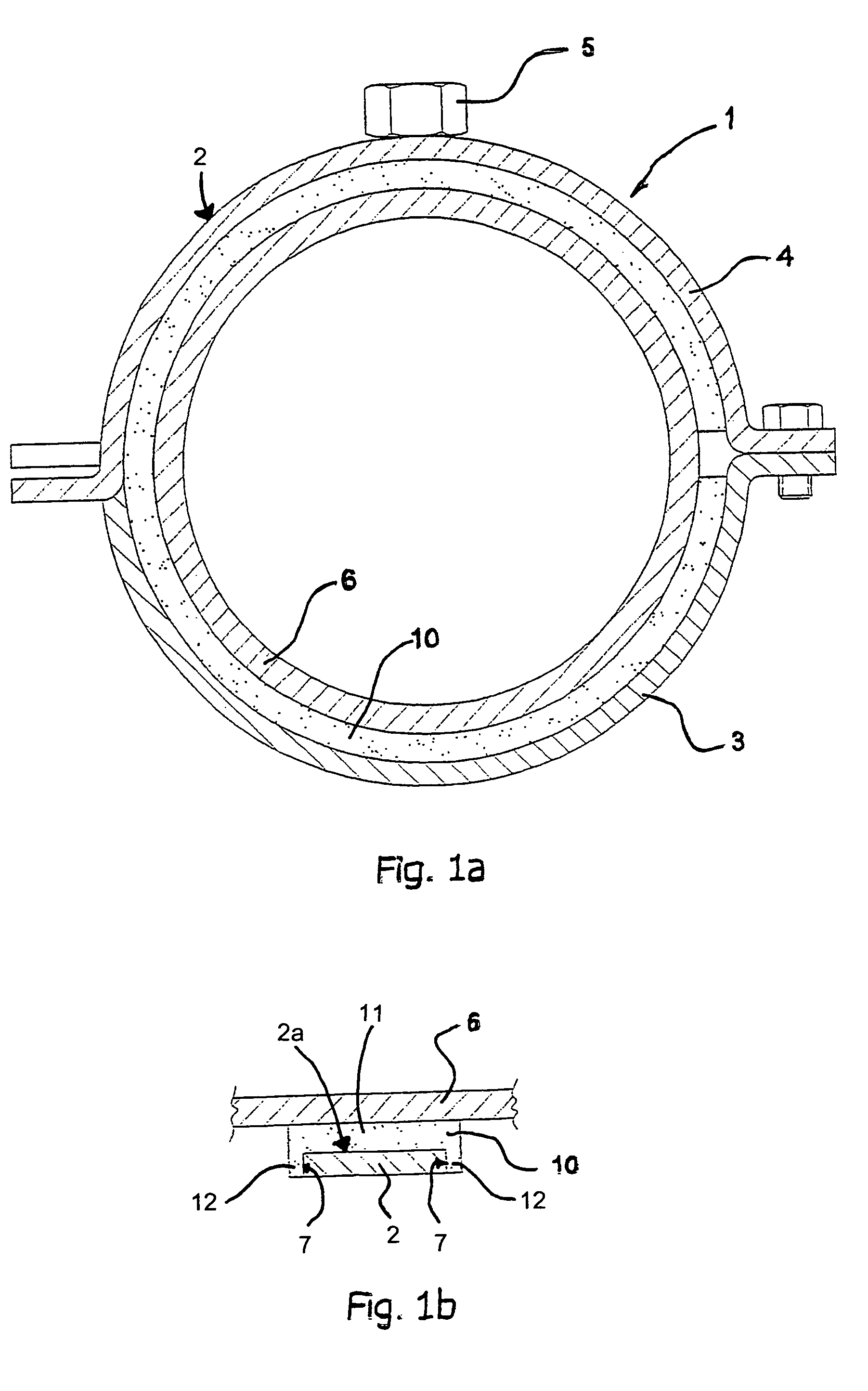 Vibration isolating pipe clip