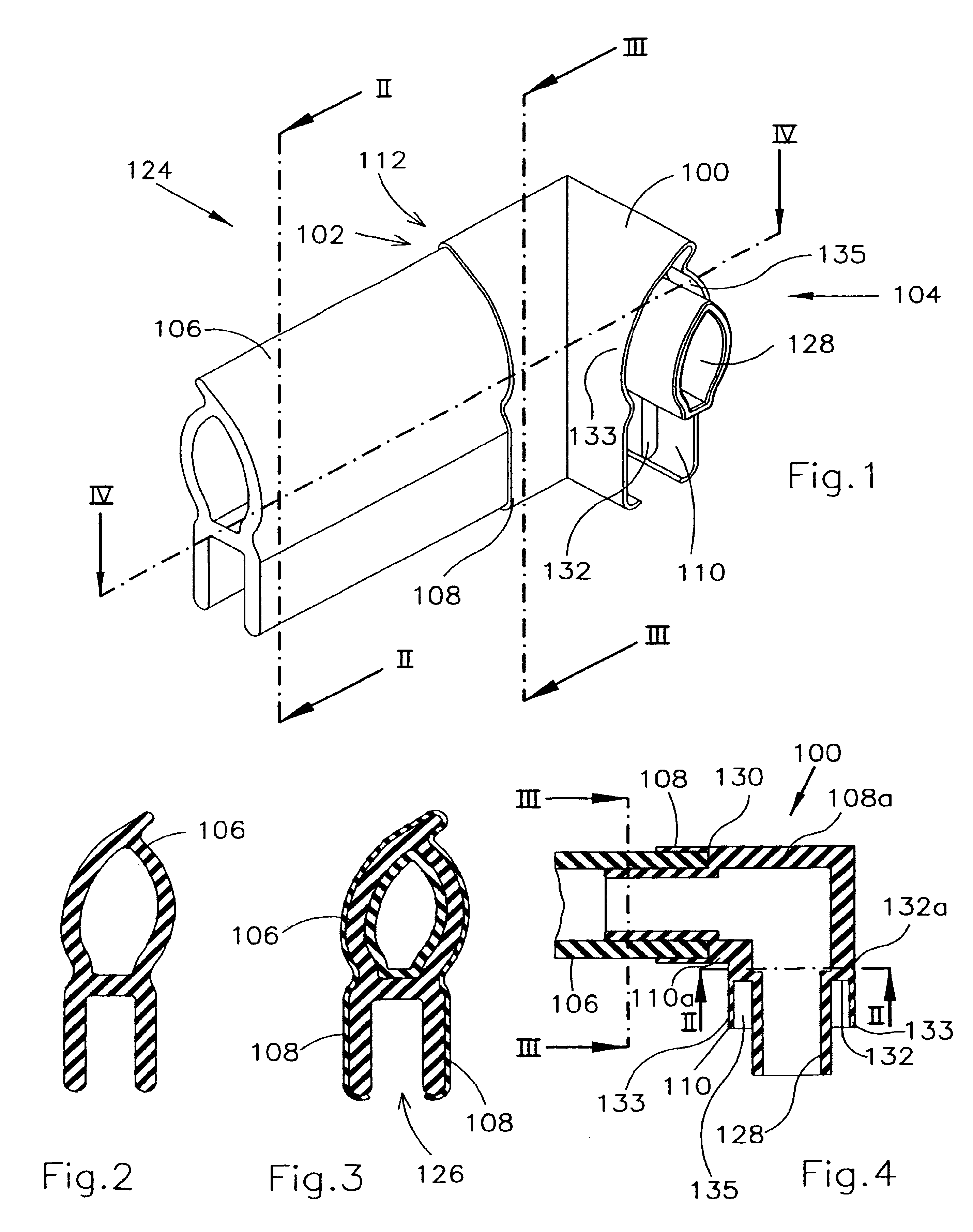 Sealing connection element, sealing end piece and a seal