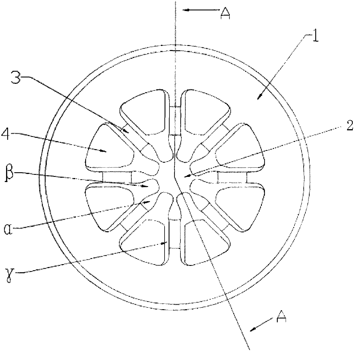 Extruding mould