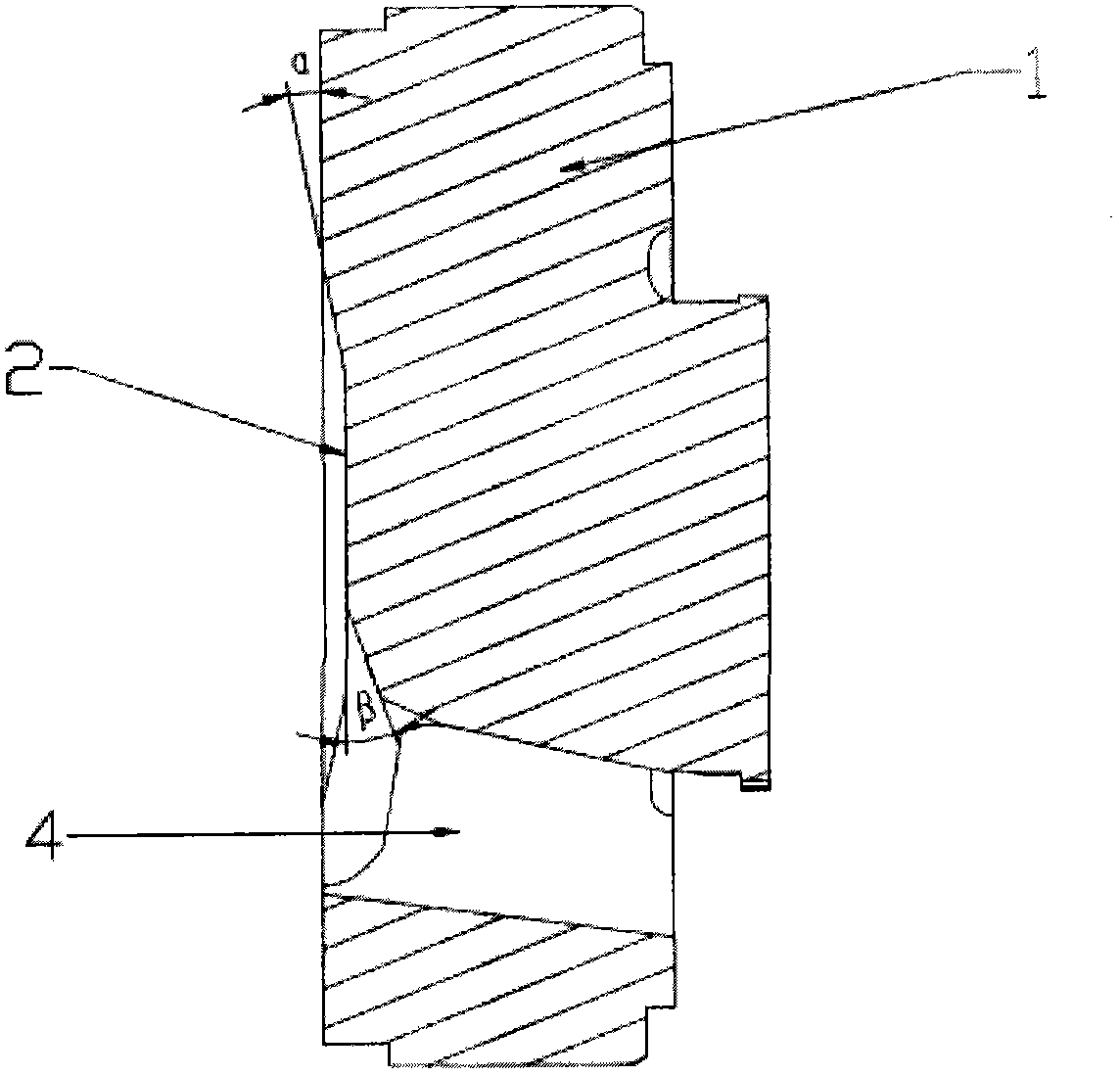 Extruding mould