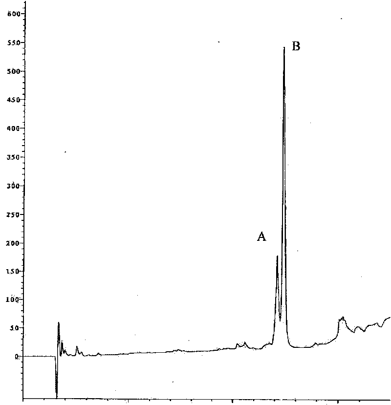 Method for preparing genetic engineering N-acetylated thymosin alpha1