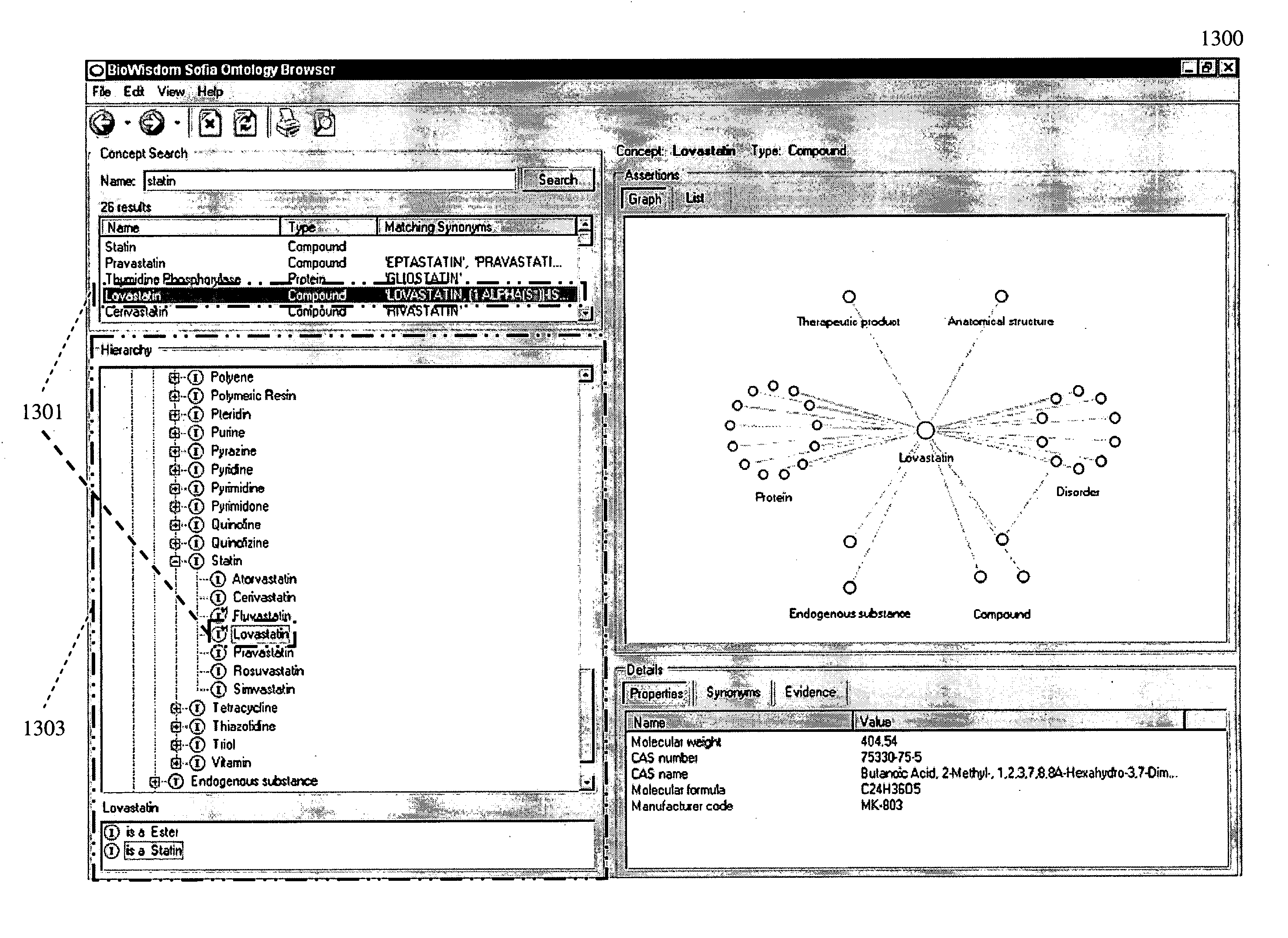 System and method for facilitating user interaction with multi-relational ontologies