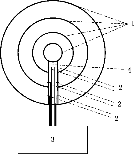 Multilayer spherical moderator container and neutron energy spectrum real-time measuring device