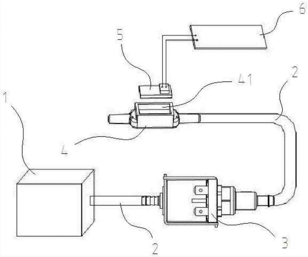 Device for achieving water shortage detection function in steam equipment