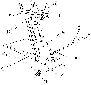 Auxiliary conveying bracket for fingerprint-resistant plate entrance