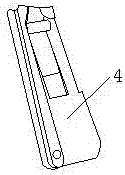 Auxiliary conveying bracket for fingerprint-resistant plate entrance