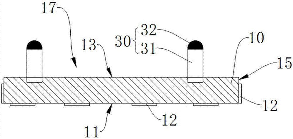 Packaging structure and electron device