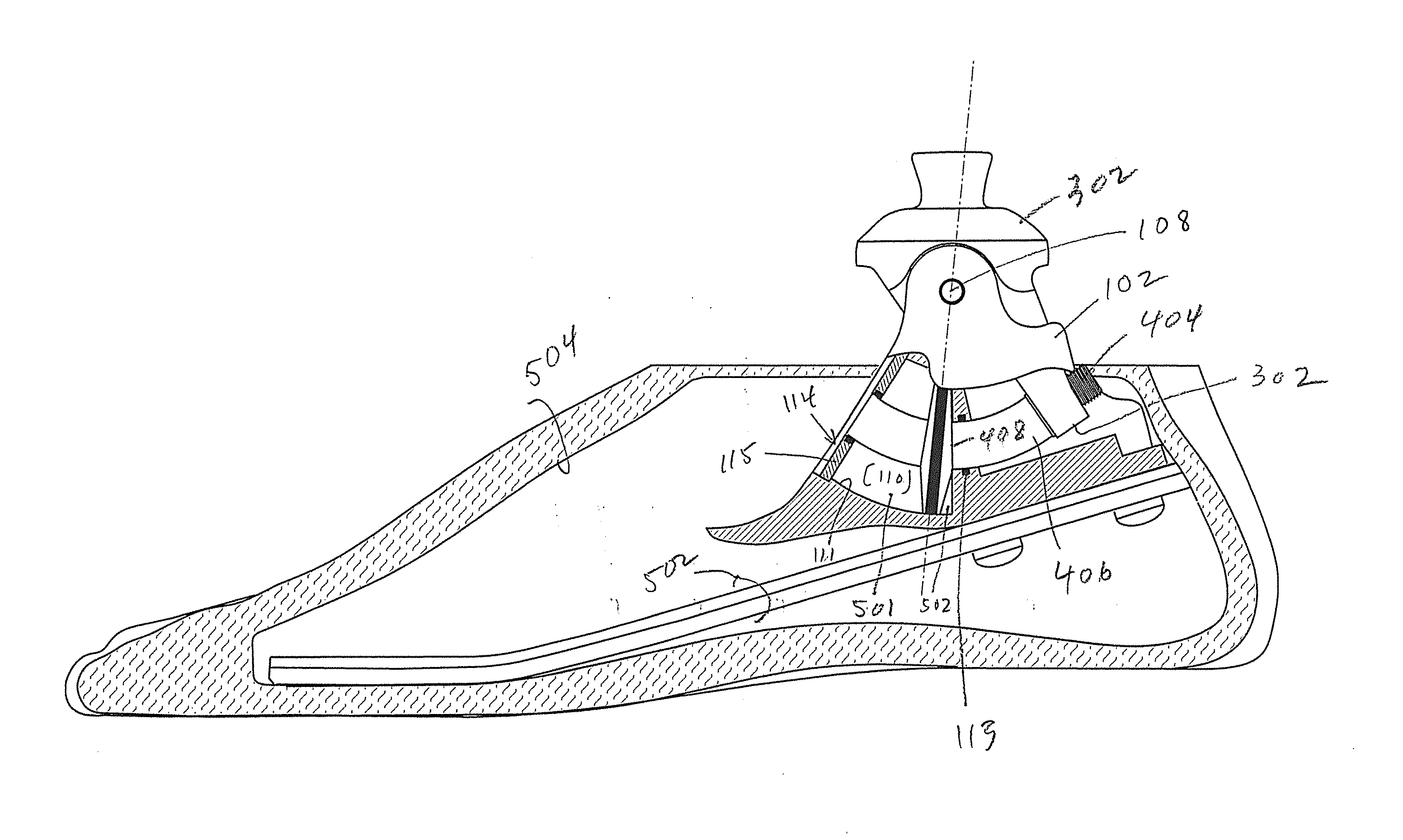 Prosthetics using curved dampening cylinders