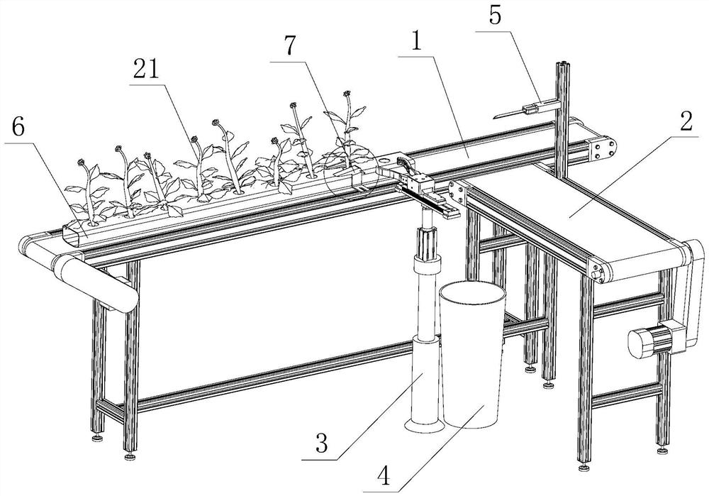 Pipeline cultivation leafy vegetable harvesting device and method