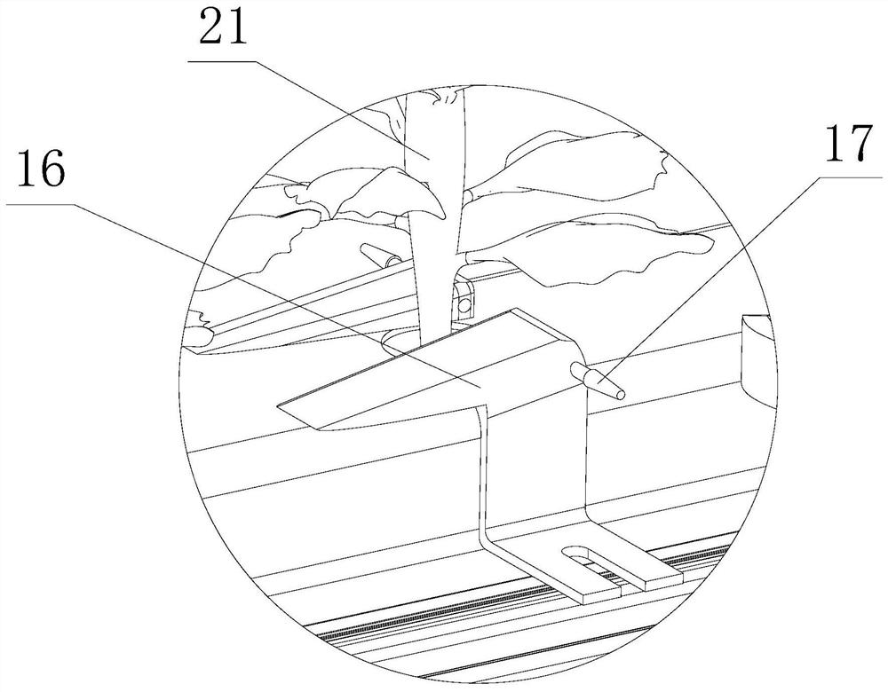 Pipeline cultivation leafy vegetable harvesting device and method