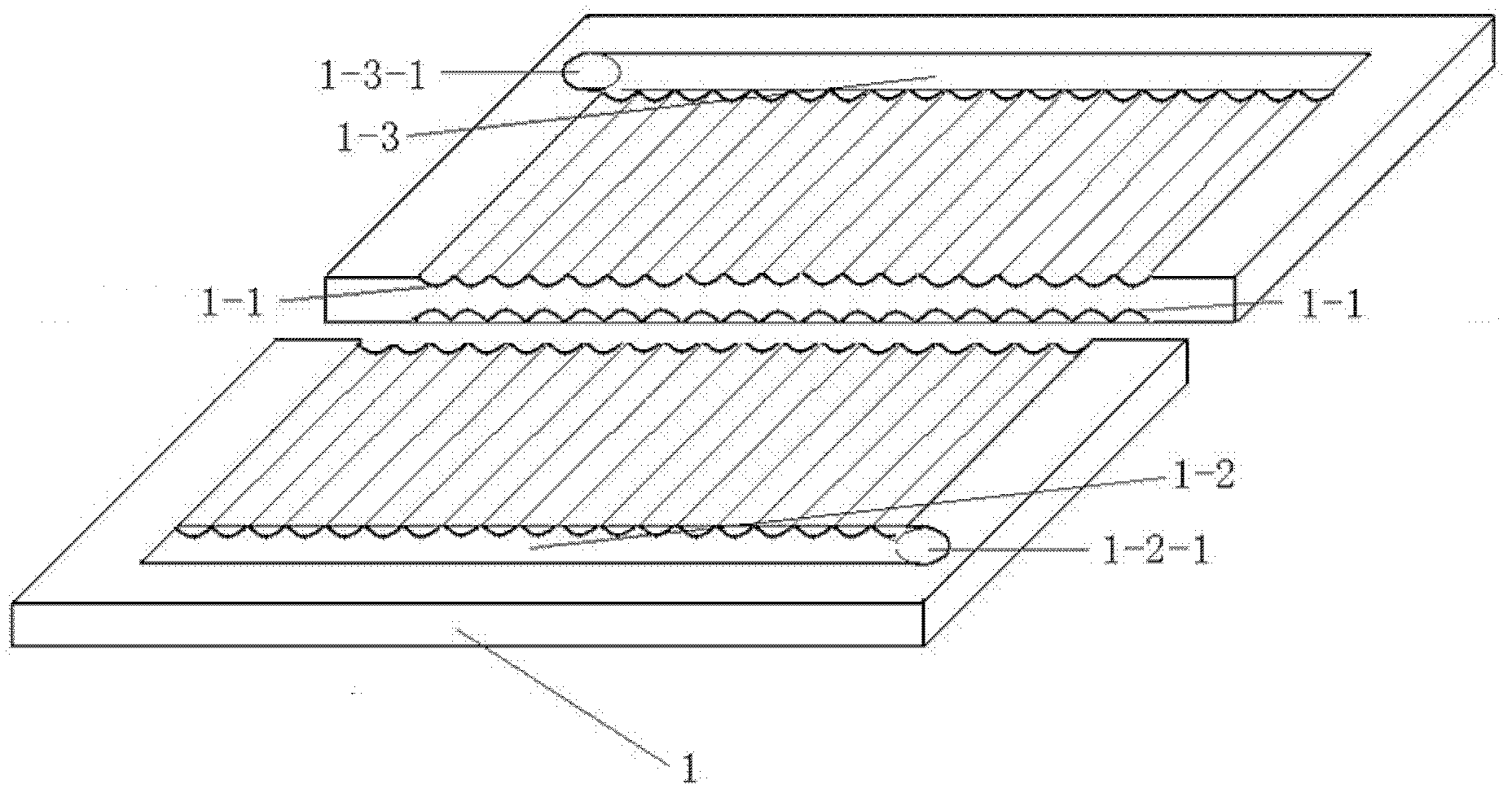 Straight-runner low-temperature and low-voltage rectangular fuel cell