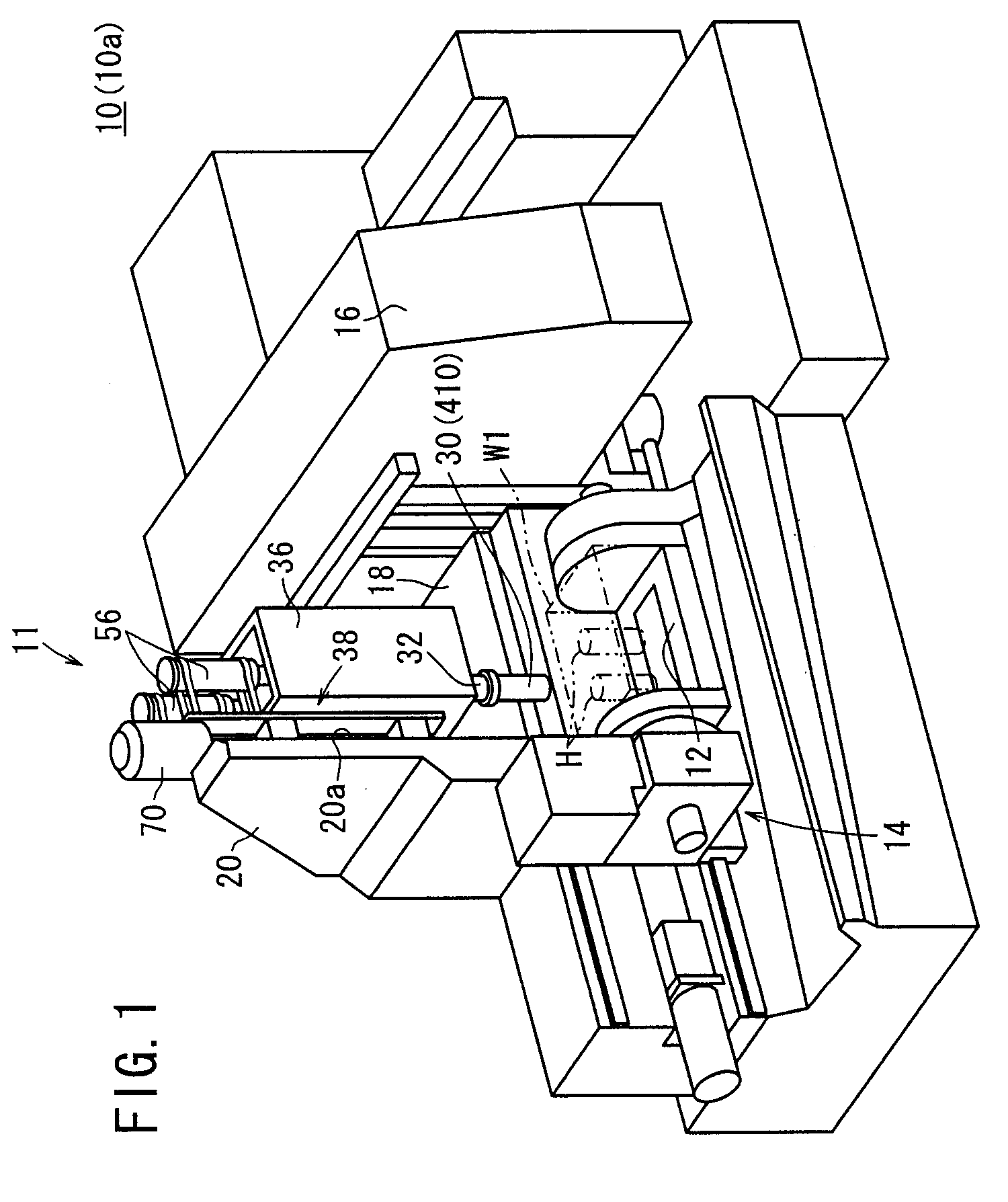 Tool head, machine tool and boring method of bore of cylinder block using the machine tool