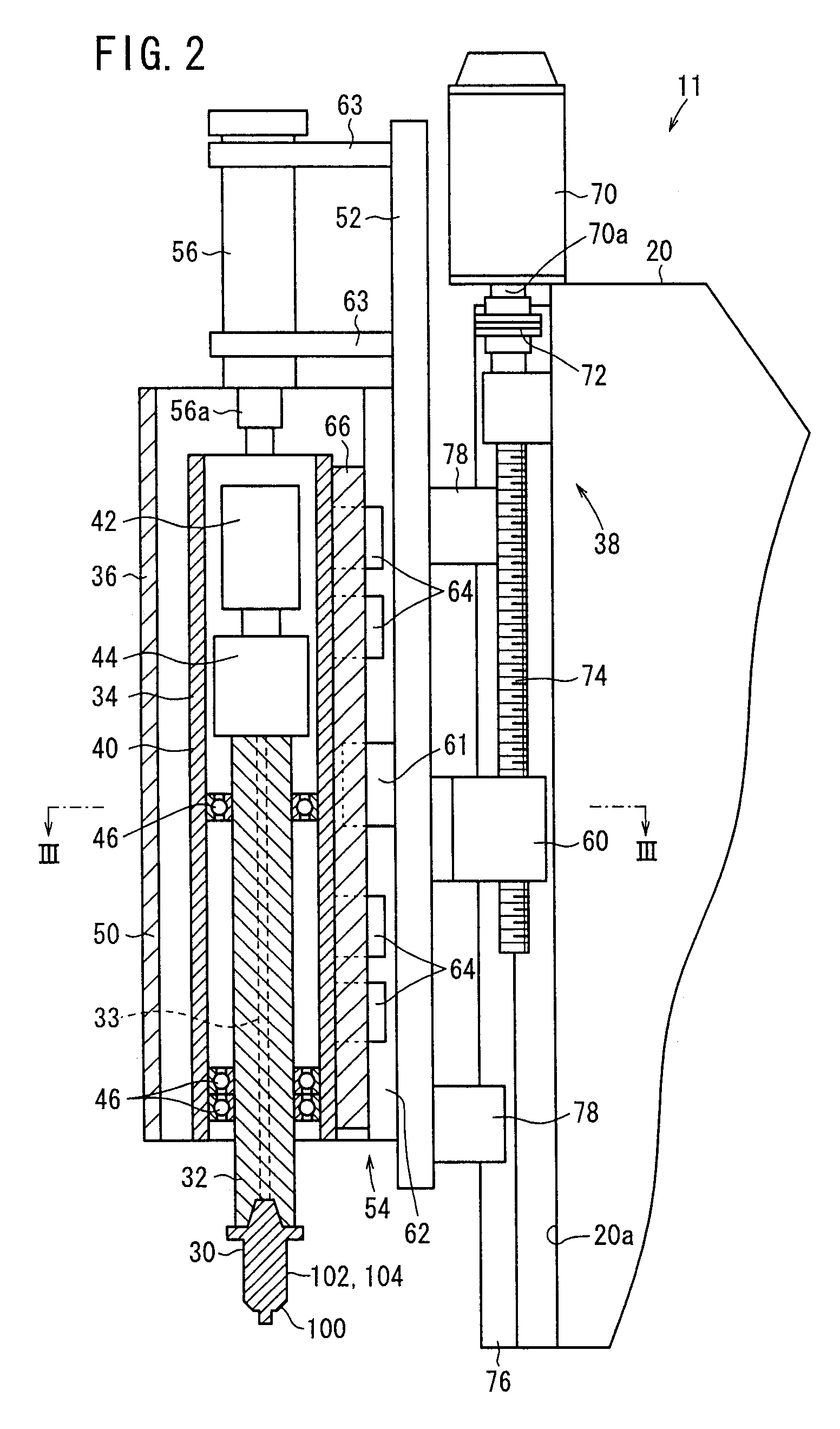 Tool head, machine tool and boring method of bore of cylinder block using the machine tool