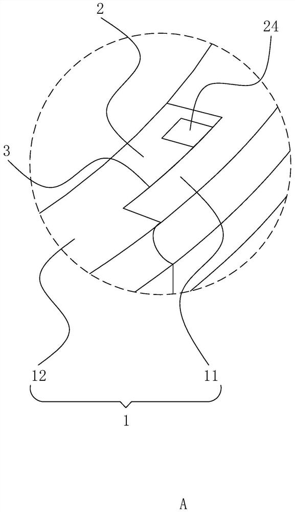 An anti-floating anchor pile connecting device