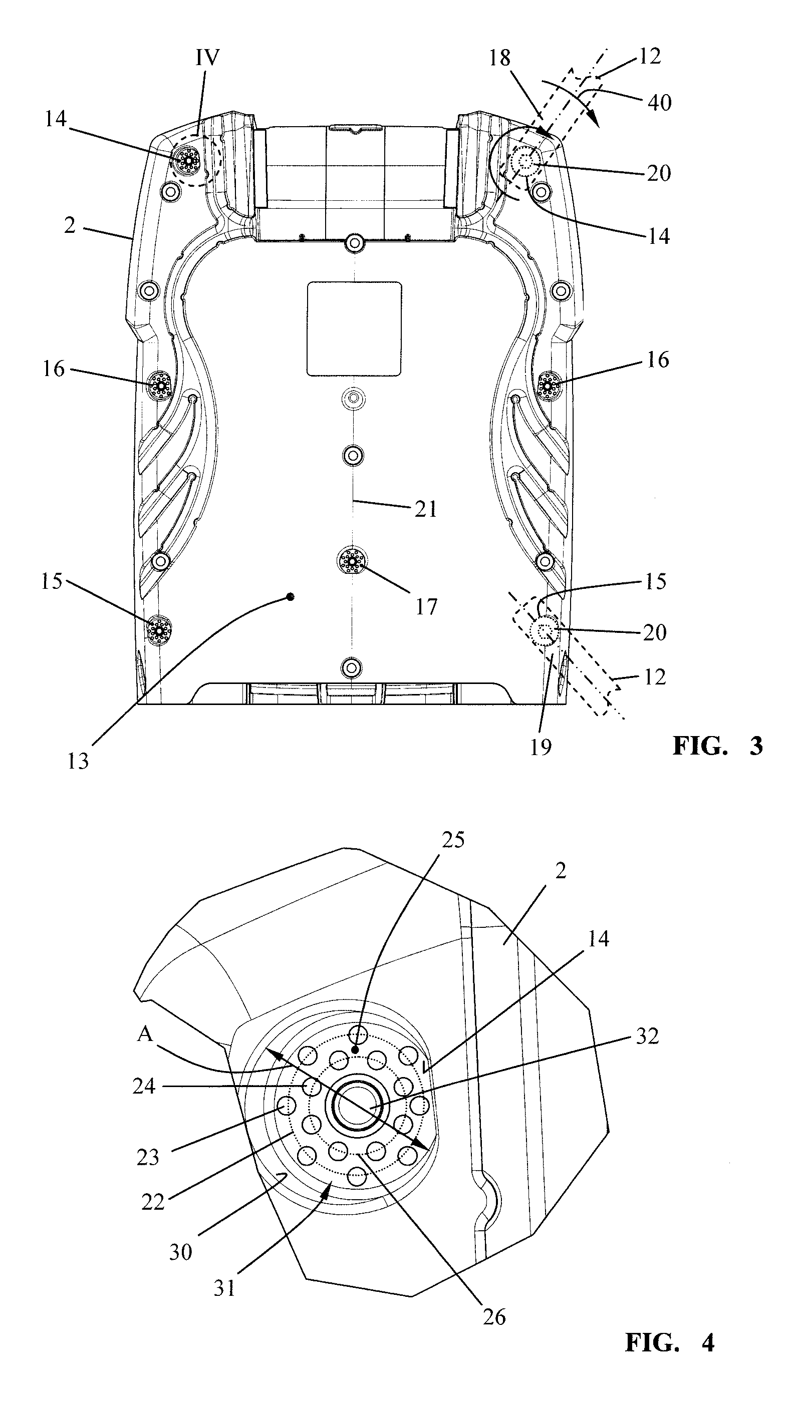 Portable work apparatus having straps