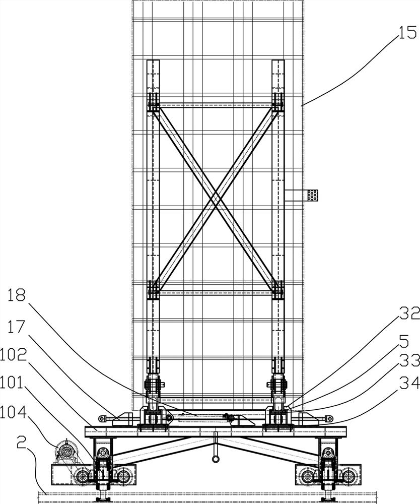 Heavy-duty construction loading and unloading trolleys